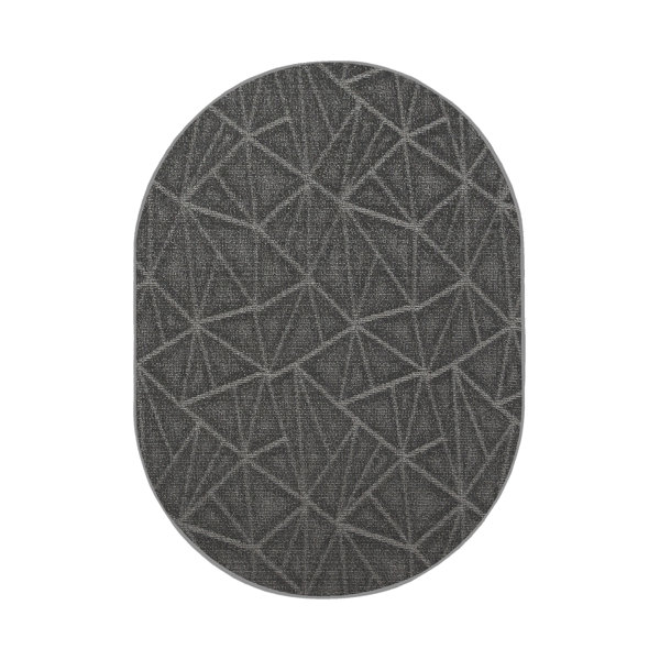 Corrigan Studio® Deyo Geometric Gray Area Rug Wayfair